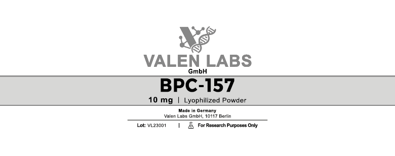 BPC-157 10 mg label