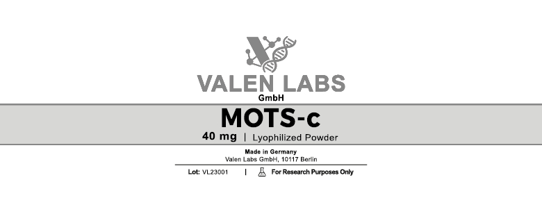 MOTS-c 40 mg label