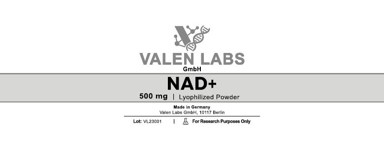 NAD+ 1000 mg label